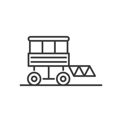 Sea Tractor Modern Simple Vector Icon
