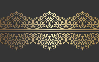 Laser cut panel design. ornate vintage vector border template for laser cutting, stained glass, glass etching, sandblasting, wood carving, engraving, cardmaking, wedding invitations. 