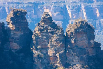 Papier Peint photo Trois sœurs The Three Sisters rock formation in The Blue Mountains in Australia