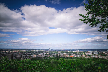 Fototapeta premium panorama of the city of Montreal