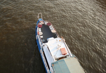 Obraz premium boat on the river