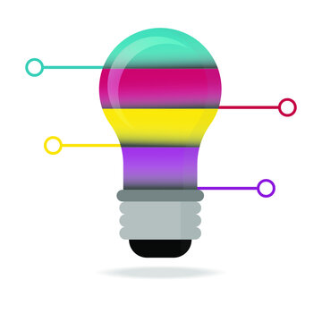 Business Data Visualization, Infographics. Diagram Of The Process Elements Using Graphics, Diagrams In Four Steps. Business Vector For Presentation