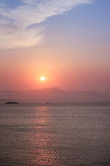 Obraz premium Sunset in Florianopolis Santa Catarina
