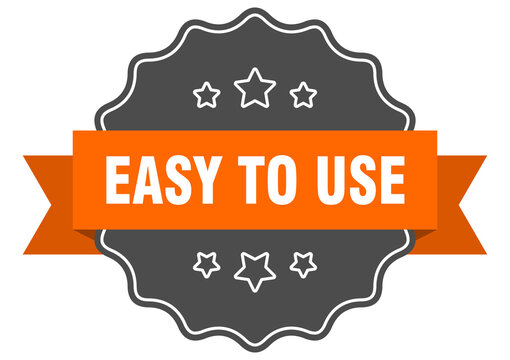 easy to use label. easy to use isolated seal. sticker. sign