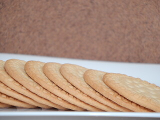 Marie Biscuit(Biscoito Maria). Traditional biscuit from Brazil.