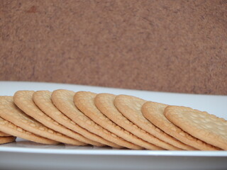 Marie Biscuit(Biscoito Maria). Traditional biscuit from Brazil.