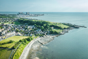 Fototapeta na wymiar Scenic Coastal Town in United Kingdom