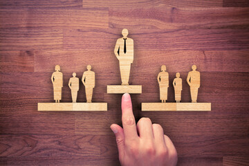 Successful leader and CEO concept