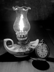 night light on the table