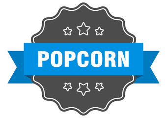 popcorn label. popcorn isolated seal. sticker. sign