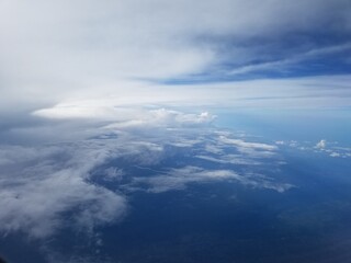 Fototapeta na wymiar aerial view of clouds 13