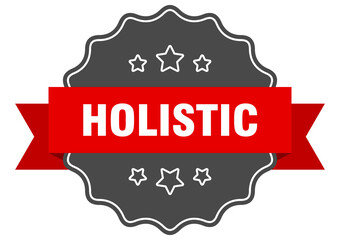holistic label. holistic isolated seal. sticker. sign