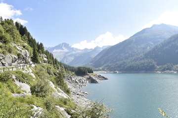 Obraz premium Val di Fumo a Daone in Trentino Alto Adige sull'Adamello