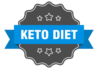 keto diet label. keto diet isolated seal. sticker. sign