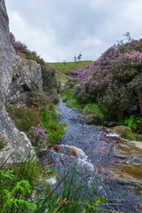 Waterfall in Ilkley Moor