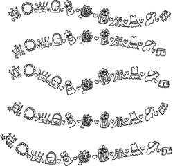 Vector illustration shopping design frame