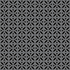 Oval tile seamless repeat pattern background