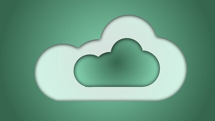 cloud computing concept on background 