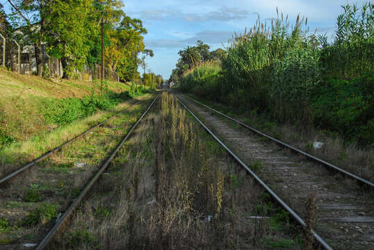 old rail road tracks,Montevideo