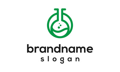 Lab logo design vector