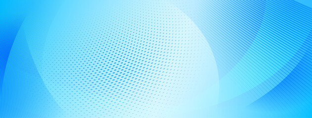 Abstract halftone background of small dots and wavy lines in light blue colors
