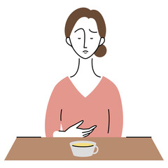 食欲がない女性