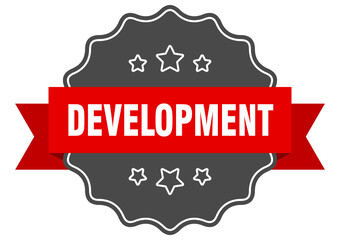 Fototapeta premium development label. development isolated seal. sticker. sign