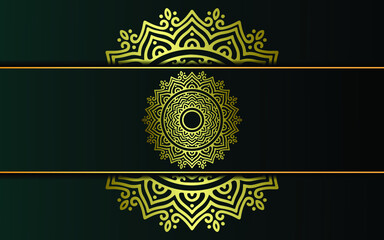 Luxury ornamental mandala background with arabic islamic east pattern style premium vector