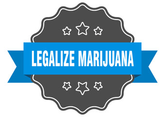 legalize marijuana label. legalize marijuana isolated seal. sticker. sign