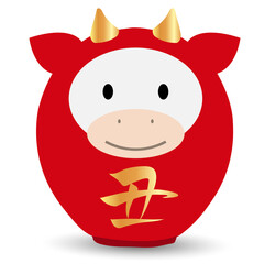 丑　年賀状　干支　アイコン