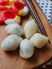 Fototapeta na wymiar 한국의 전통음식 송편, 한과, 떡 