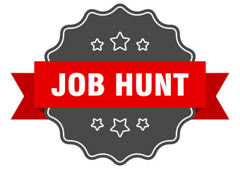 job hunt label. job hunt isolated seal. sticker. sign