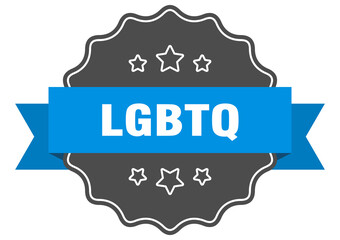 lgbtq label. lgbtq isolated seal. sticker. sign