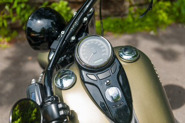 I like riding a motorcycle