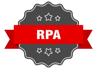 Obraz premium rpa label. rpa isolated seal. sticker. sign