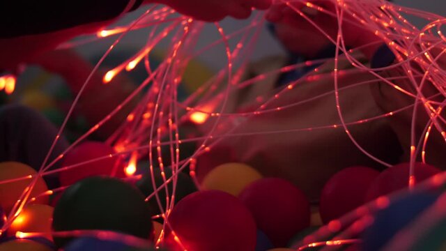 Snoezelen therapy relaxation sensory room slow motion 4k