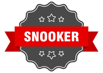 snooker label. snooker isolated seal. sticker. sign