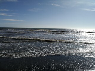 Obraz premium waves on the beach