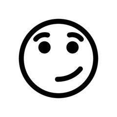 Fototapeta premium Face expression emoji isolated on white background EPS Vector