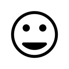 Face expression emoji isolated on white background EPS Vector