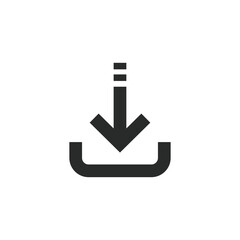 download, upload icon vector design illustration