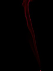 Artistic smoke in the dark