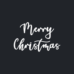 Fototapeta na wymiar Merry Christmas - Creative typography lettering for Holiday Gift card EPS Vector 