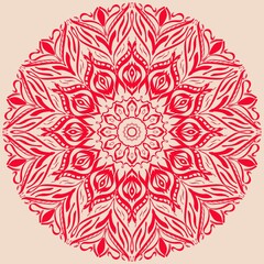 Simple mandala. Beautiful Mandalas. Mandala vector. Mandala simple design
