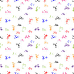 seamless pattern with cute ornament