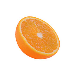 Orange  fruit  isolated on white background.