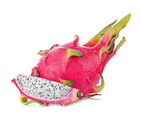 Dragon Fruit on white background