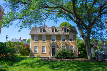Crowninshield Bentley House with Georgian style at 126 Essex Street in Historic city center of...