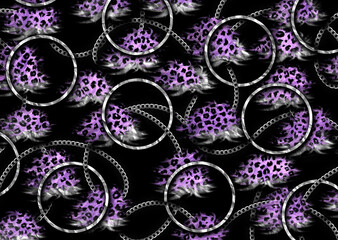 abstract leopard skin pattern