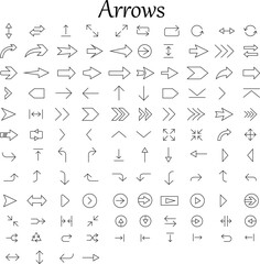 set of Arrows icons